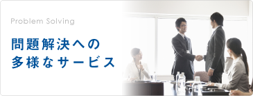 問題解決への多様なサービス